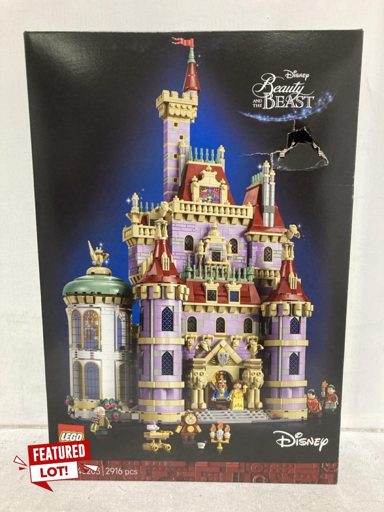 Lot 607  
            Chesterfield SR44 - Parcel Delivery Only 

                
DISNEY BEAUTY AND THE BEAST CASTLE 43263 (LOCATION: E3)