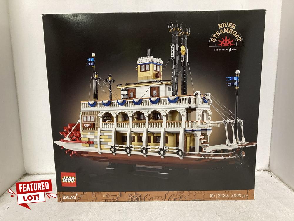 Lot 609  
            Chesterfield SR44 - Parcel Delivery Only 

                
LEGO RIVER STEAMBOAT 21356 (LOCATION: E3)