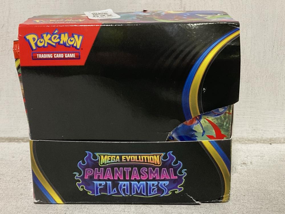 Lot 622  
            Chesterfield SR44 - Parcel Delivery Only 

                
POKEMON TCG MEGA EVOLUTION PHANTASMAL FLAMES (LOCATION: E3)