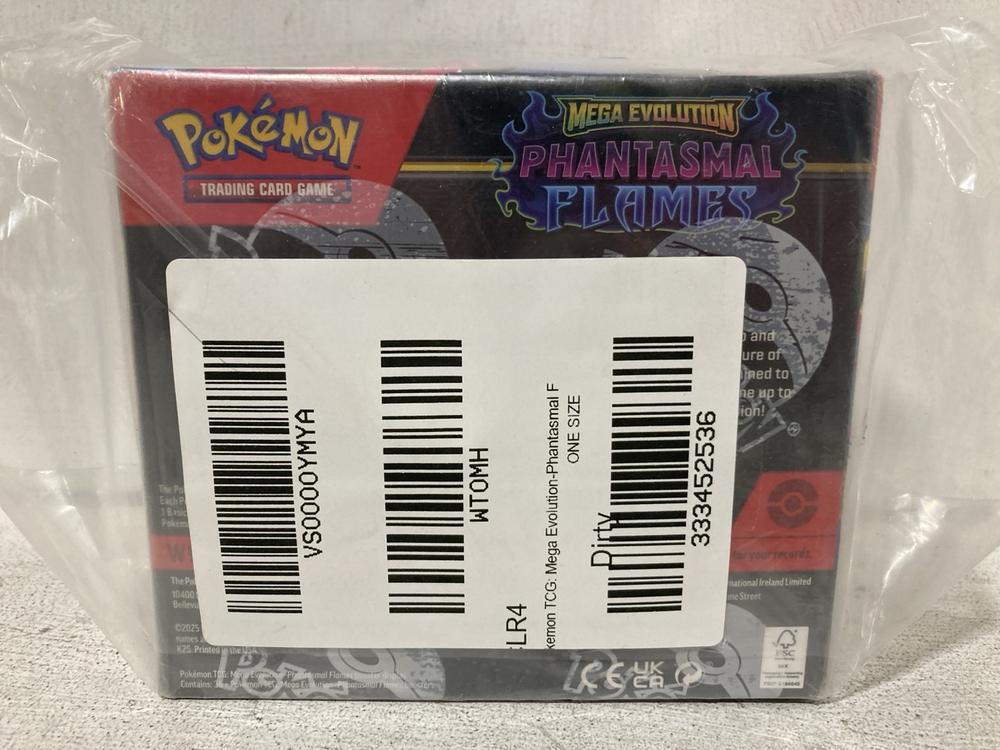Lot 624  
            Chesterfield SR44 - Parcel Delivery Only 

                
POKEMON TCG MEGA EVOLUTION PHANTASMAL FLAMES (LOCATION: E3)