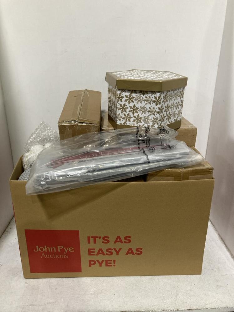 Lot 631  
            Chesterfield SR44 - Parcel Delivery Only 

                
BOX OF ASSORTED CHRISTMAS ITEMS TO INCLUDE CHRISTMAS NUTCRACKER ADVENT (LOCATION:...