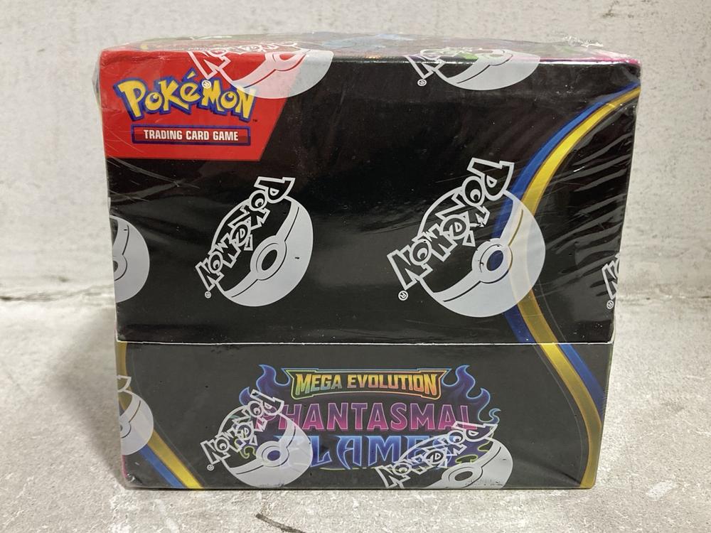 Lot 655  
            Chesterfield SR44 - Parcel Delivery Only 

                
POKEMON MEGA EVOLUTION PHANTASMAL FLAMES (LOCATION: E4)