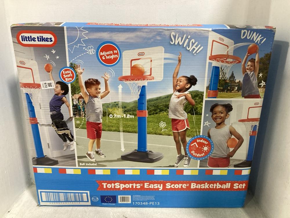 Lot 672  
            Chesterfield SR44 - Parcel Delivery Only 

                
2 X LITTLE TIKES TOTSPORTS EASY SCORE BASKETBALL SET (LOCATION: E4)