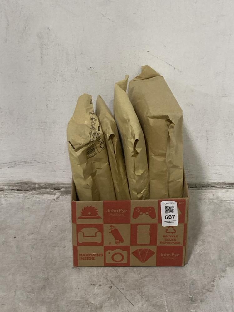 Lot 687  
            Chesterfield SR44 - Parcel Delivery Only 

                
BOX OF ASSORTED INKS TO INCLUDE 4 GO INK LIGHT CYAN INK CARTRIDGES (LOCATION: E5)