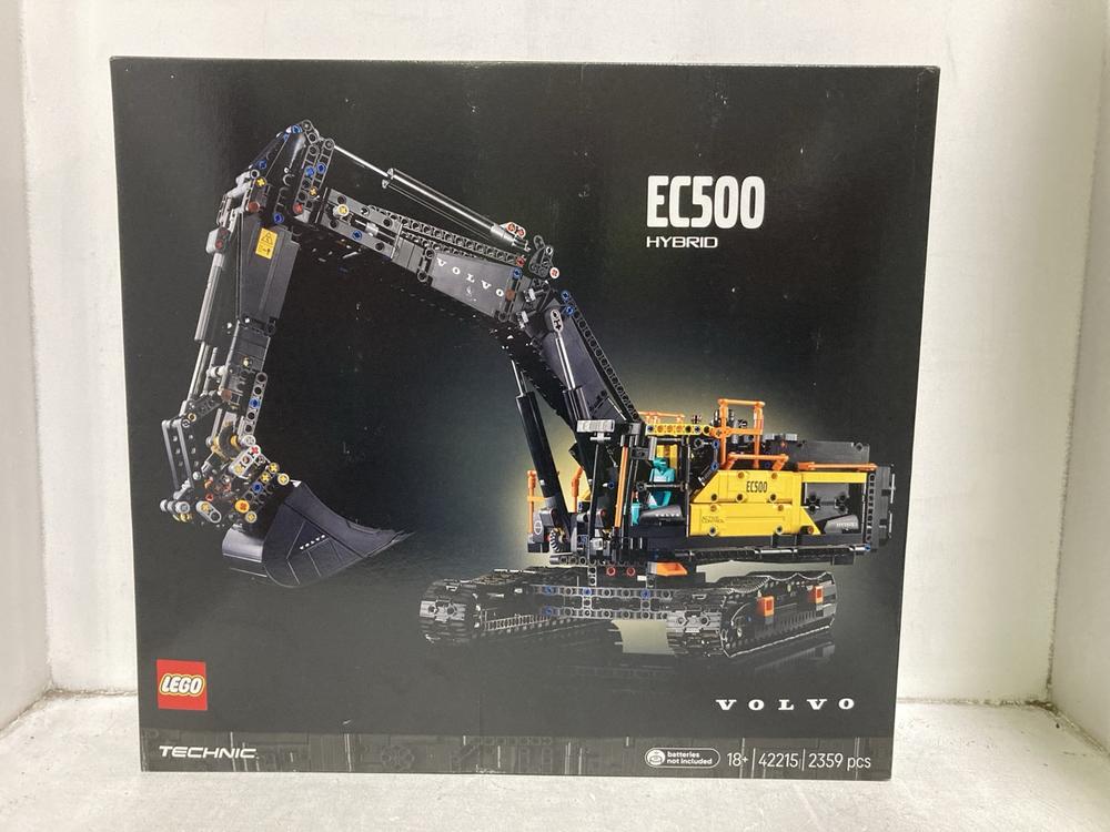 Lot 717  
            Chesterfield SR44 - Parcel Delivery Only 

                
LEGO VOLVO TECHNIC EC500 HYBRID DIGGER 42215 - ORIGINAL RRP £250 (LOCATION: E6)