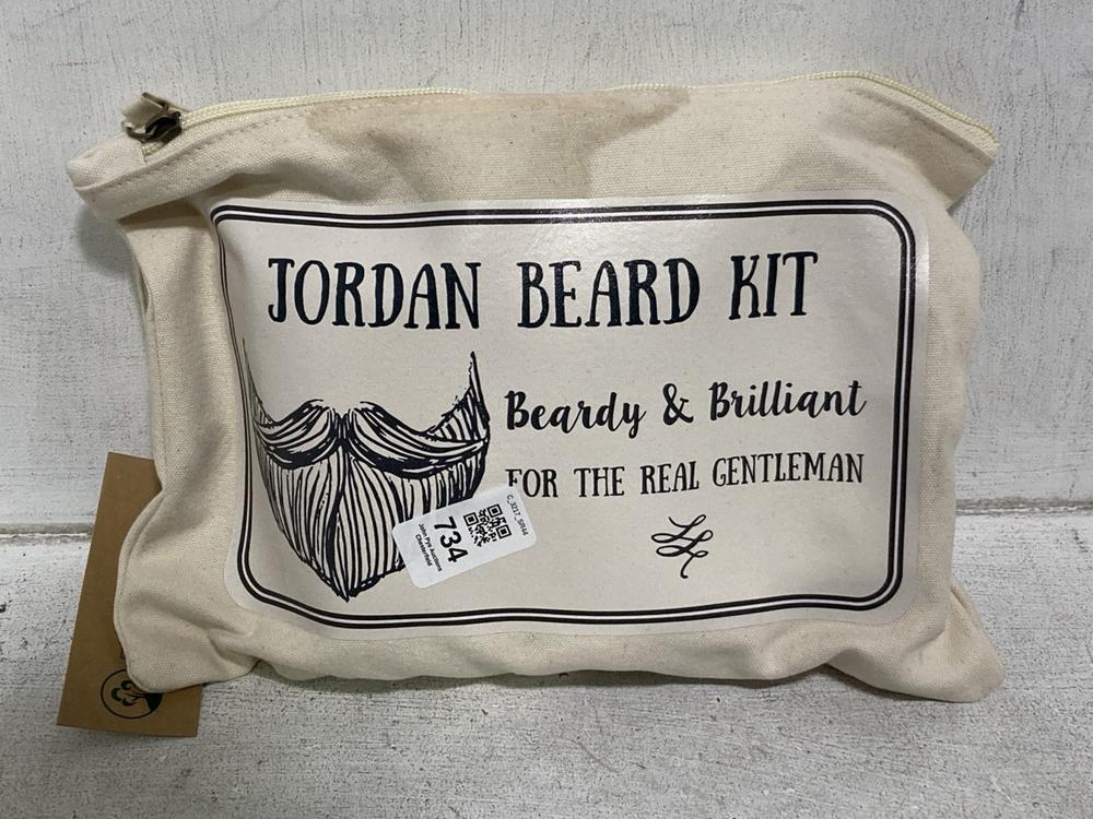 Lot 734  
            Chesterfield SR44 - Parcel Delivery Only 

                
JORDAN BEARD KIT BEARDY AND BRILLIANT (LOCATION: E6)