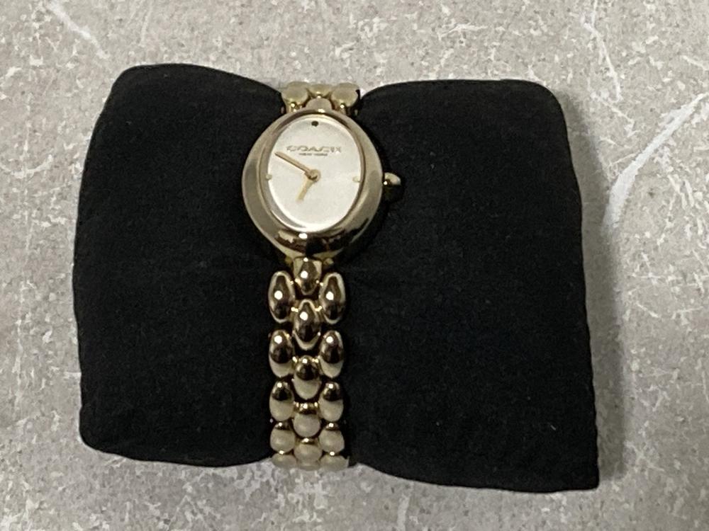 Lot 767  
            Chesterfield SR44 - Parcel Delivery Only 

                
COACH LADIES SAMMY WRISTWATCH (LOCATION: E7)