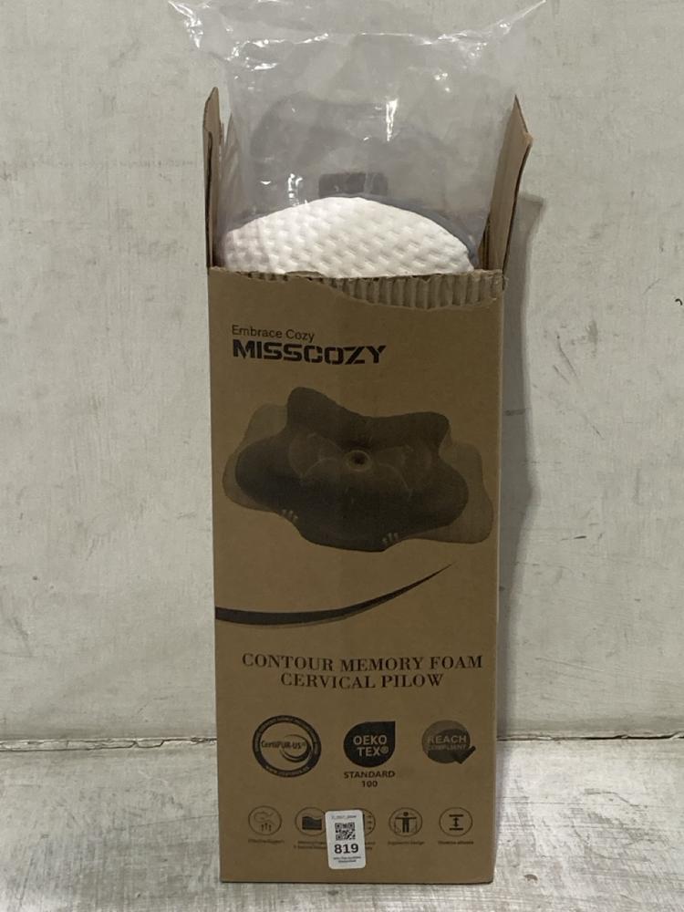 Lot 819  
            Chesterfield SR44 - Parcel Delivery Only 

                
MISS COZY CERVICAL PILLOW (LOCATION: D1)