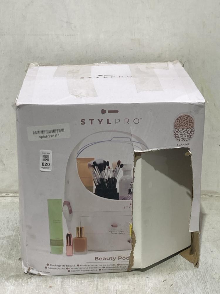 Lot 820  
            Chesterfield SR44 - Parcel Delivery Only 

                
STYLPRO BEAUTY POD IN WHITE (LOCATION: D1)