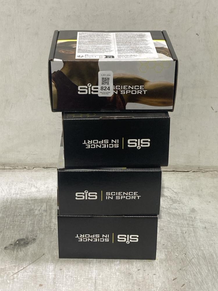 Lot 824  
            Chesterfield SR44 - Parcel Delivery Only 

                
4 X SIS GEL GO ISOTONIC ENERGY 60ML MAY BE PAST BBE (LOCATION: D1)