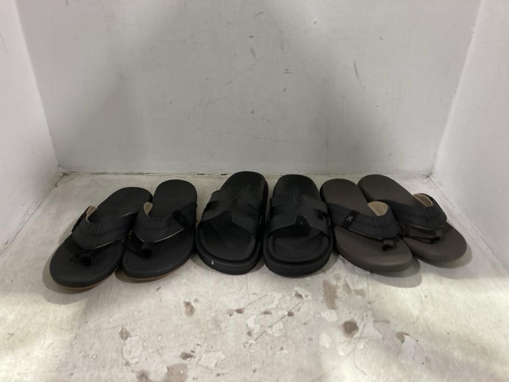 Lot 848  
            Chesterfield SR44 - Parcel Delivery Only 

                
3 X ASSORTED SLIPPERS TO INCLUDE HURLEY SLIPPERS IN BLACK SIZE 8 (LOCATION: D2)