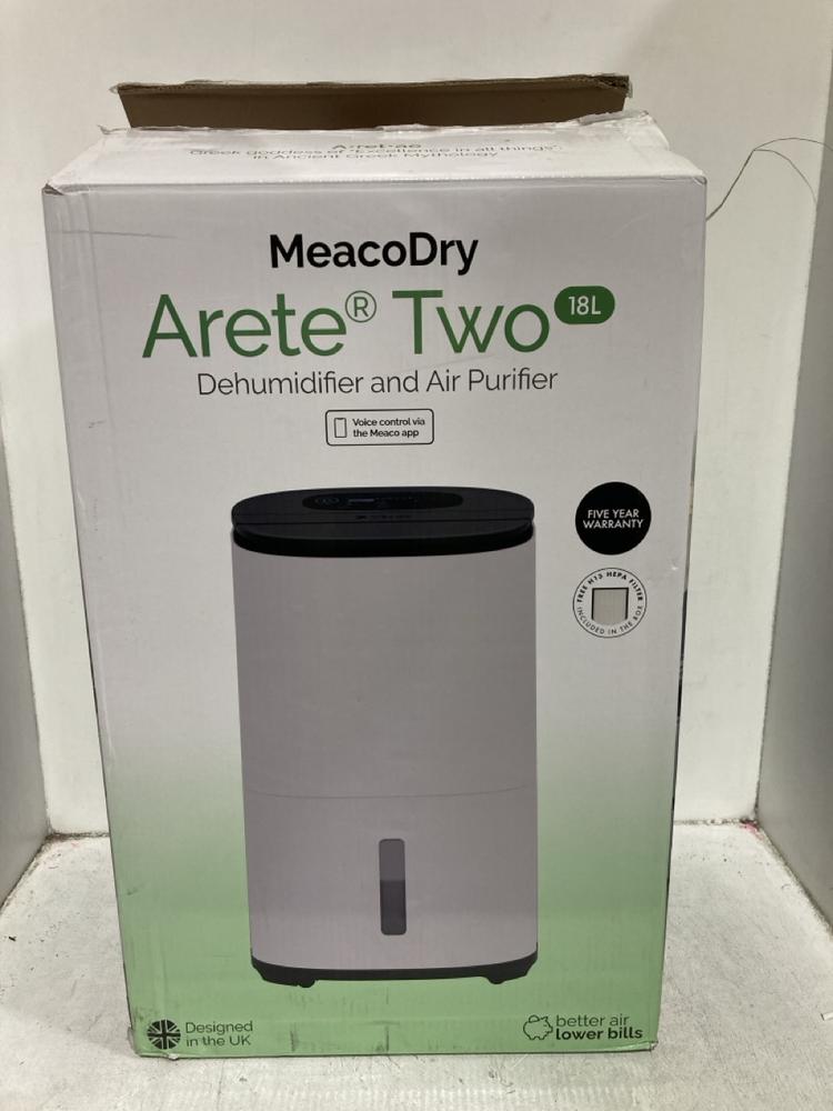 Lot 887  
            Chesterfield SR44 - Parcel Delivery Only 

                
MEACO ARETE TWO 18L DEHUMIDIFIER (LOCATION: D3)