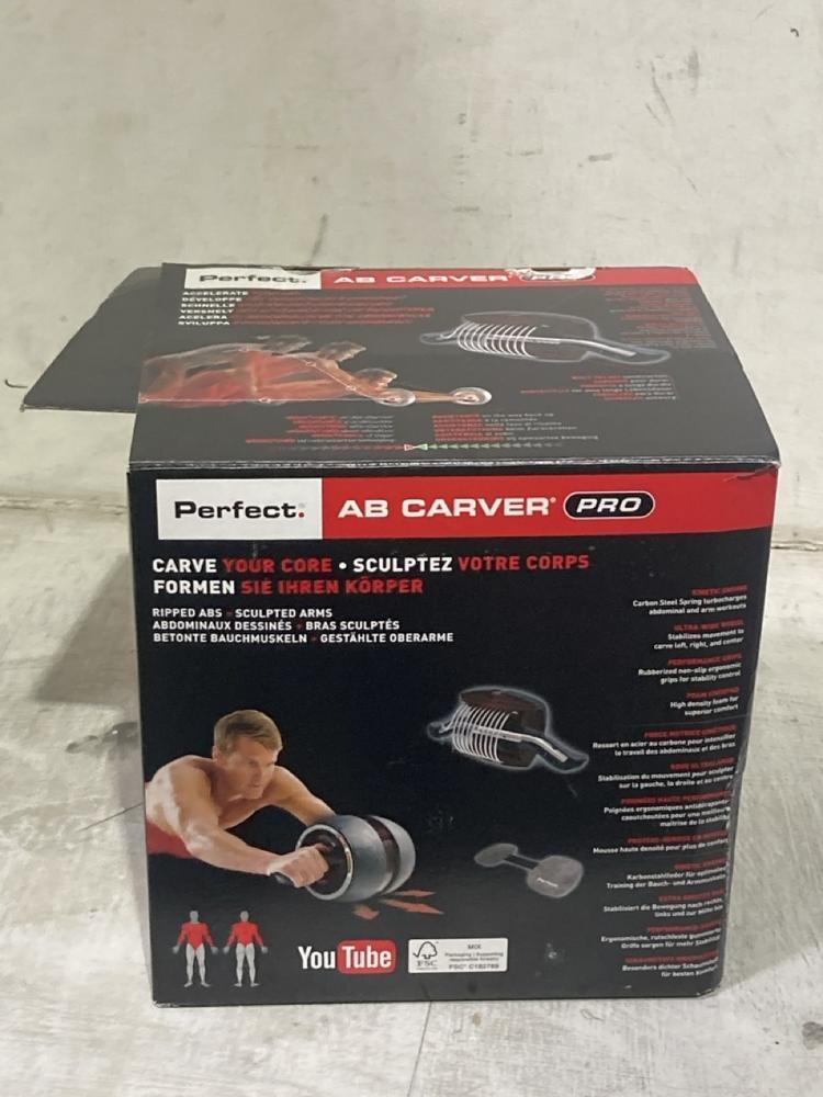 Lot 900  
            Chesterfield SR44 - Parcel Delivery Only 

                
PERFECT AB CARVER PRO ROLLER (LOCATION: D4)