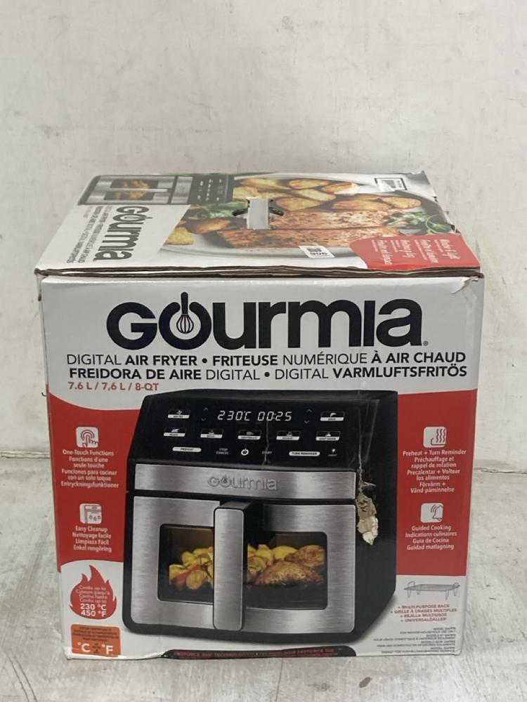 Lot 906  
            Chesterfield SR44 - Parcel Delivery Only 

                
GOURMIA DIGITAL AIR FRYER 7.6L (LOCATION: D4)