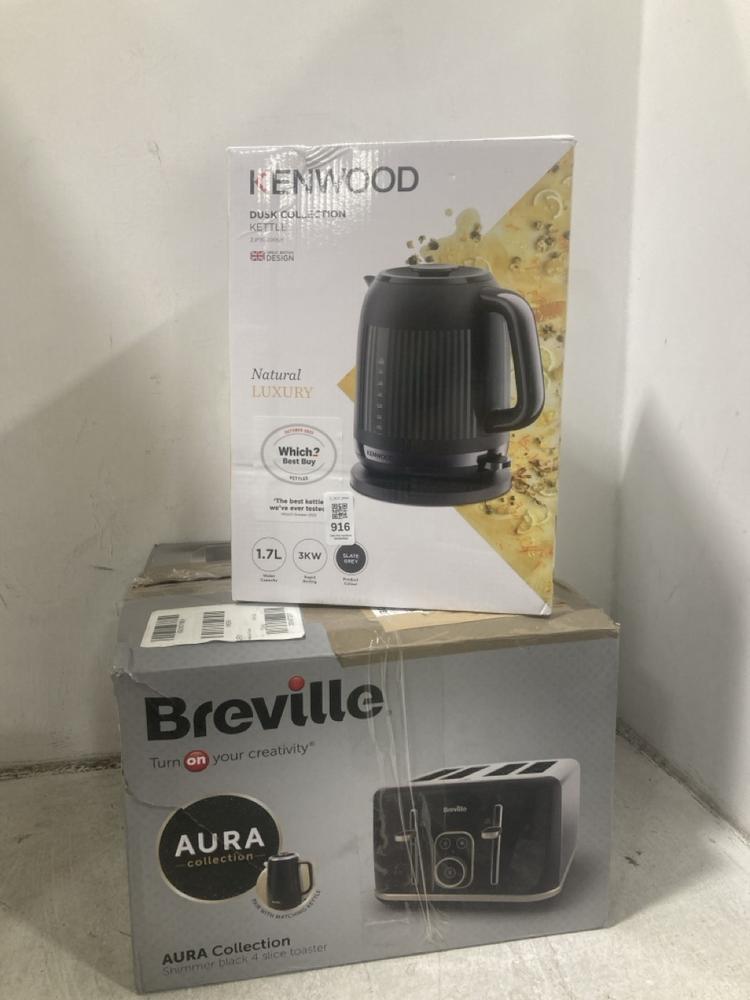 Lot 916  
            Chesterfield SR44 - Parcel Delivery Only 

                
2 X ASSORTED ITEMS TO INCLUDE KENWOOD DUSK COLLECTION KETTLE (LOCATION: D5)