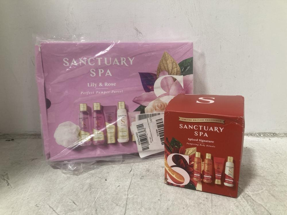 Lot 953  
            Chesterfield SR44 - Parcel Delivery Only 

                
BOX OF ASSORTED ITEMS TO INCLUDE SANCTUARY SPA SOOTHING HAND CARE COLLECTION (LOC...