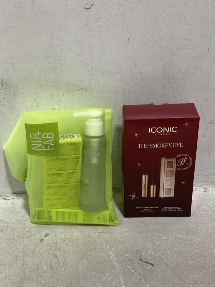 Lot 965  
            Chesterfield SR44 - Parcel Delivery Only 

                
BOX OF ASSORTED ITEMS TO INCLUDE ICONIC THE SMOKEY EYE GIFT SET (LOCATION: D6)