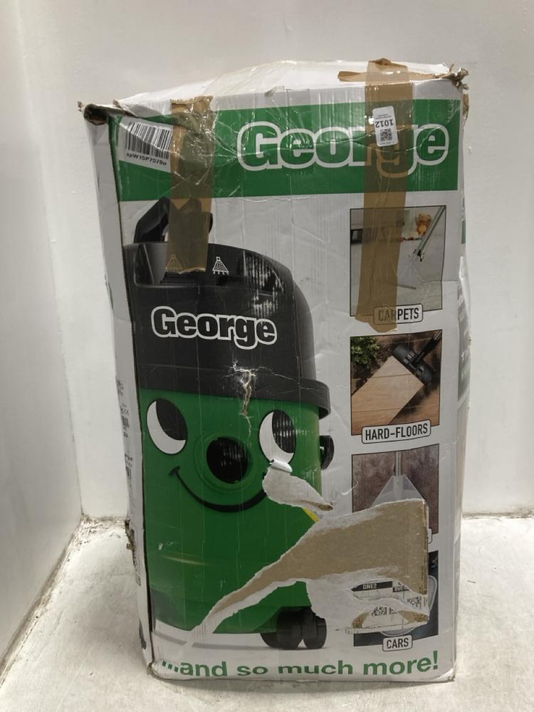 Lot 1012  
            Chesterfield SR47 - Parcel Delivery Only 

                
GEORGE WET VACUUM CLEANER (LOCATION: D5)