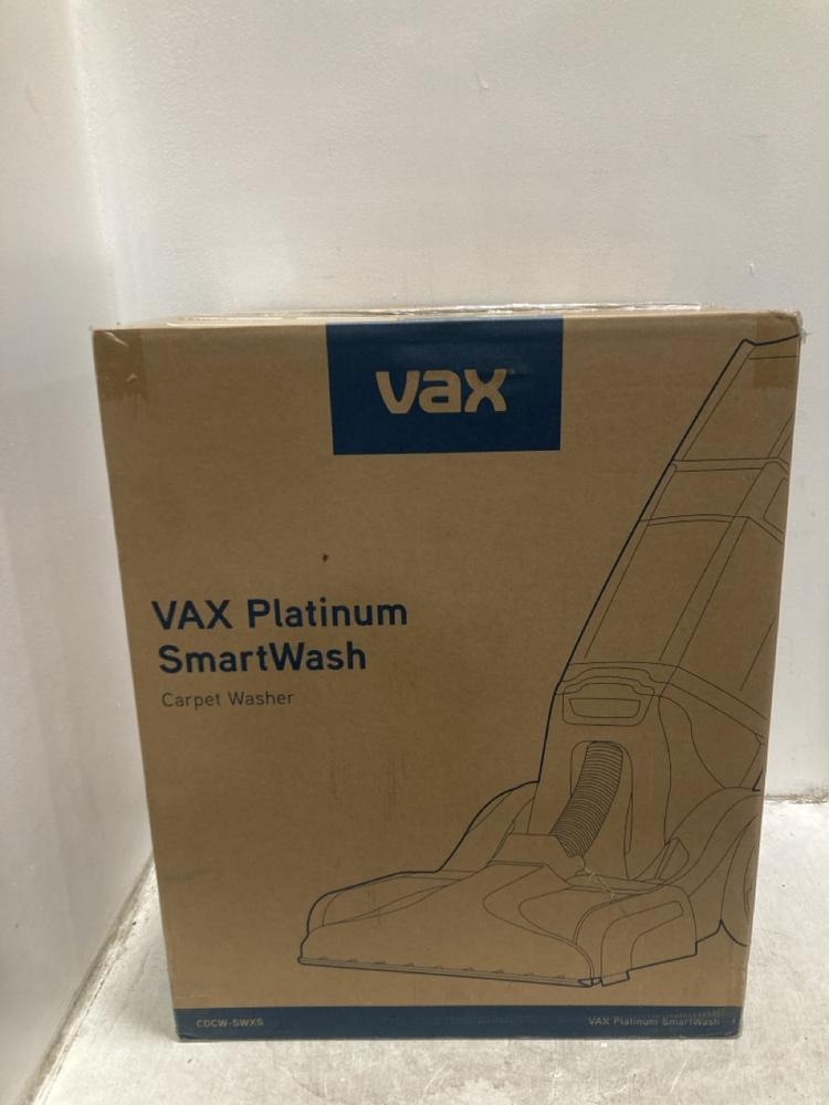 Lot 1017  
            Chesterfield SR47 - Parcel Delivery Only 

                
VAX PLATINUM SMARTWASH CARPET WASHER ORIGINAL RRP £199 (LOCATION: D5)