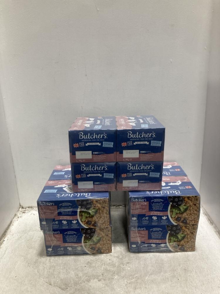 Lot 1020  
            Chesterfield SR47 - Parcel Delivery Only 

                
3 X BUTCHERS HEALTHY HEART MULTI PACK DOG FOOD (4 X 6 X 390G) - BBE 12/27 (LOCATI...