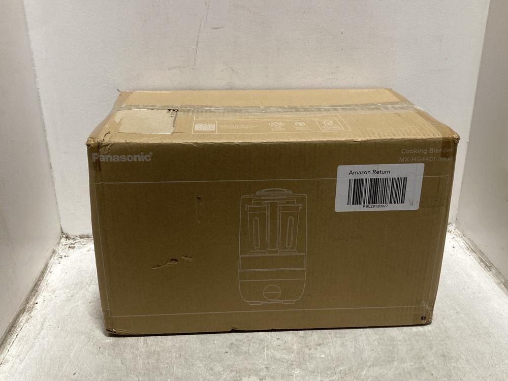 Lot 1033  
            Chesterfield SR47 - Parcel Delivery Only 

                
PANASONIC MX-HG4401 COOKING BLENDER. (LOCATION: D6)
