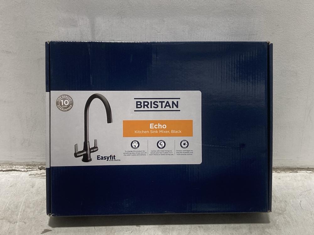 Lot 1056  
            Chesterfield SR47 - Parcel Delivery Only 

                
BRISTAN ECHO KITCHEN SINK MIXER IN BLACK. (LOCATION: D6)