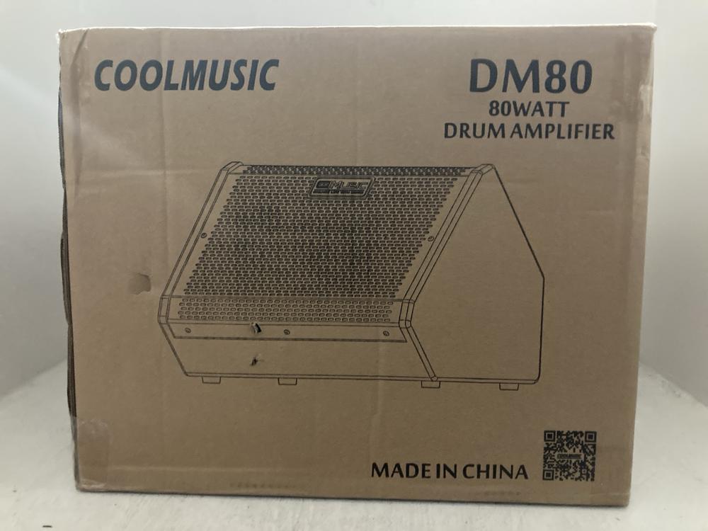 Lot 111  
            Chesterfield SR47 - Parcel Delivery Only 

                
COOLMUSIC DM80 80W DRUM AMPLIFIER ORIGINAL RRP £168 (LOCATION: A2)