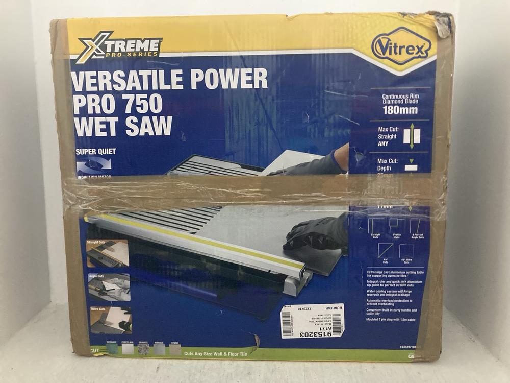 Lot 118  
            Chesterfield SR47 - Parcel Delivery Only 

                
VITREX XTREME VERSATILE POWER PRO 750 WER SAW ORIGINAL RRP £146 (LOCATION: A3)