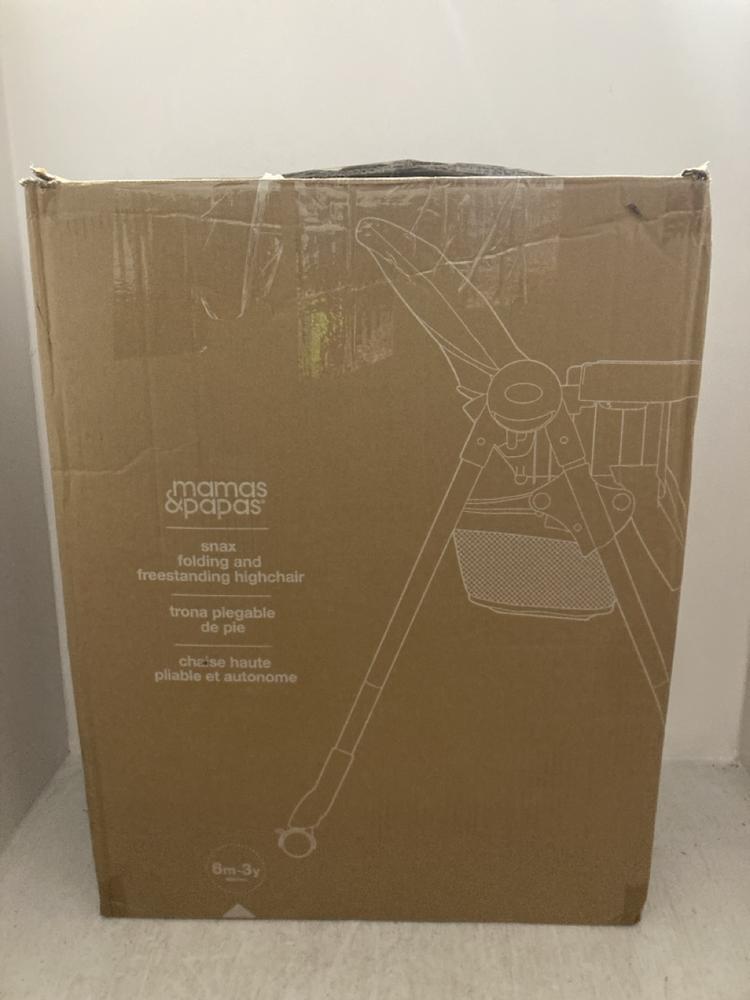 Lot 142  
            Chesterfield SR47 - Parcel Delivery Only 

                
MAMAS AND PAPAS SNAX FOLDING AND FREESTANDING HIGHCHAIR (LOCATION: A3)