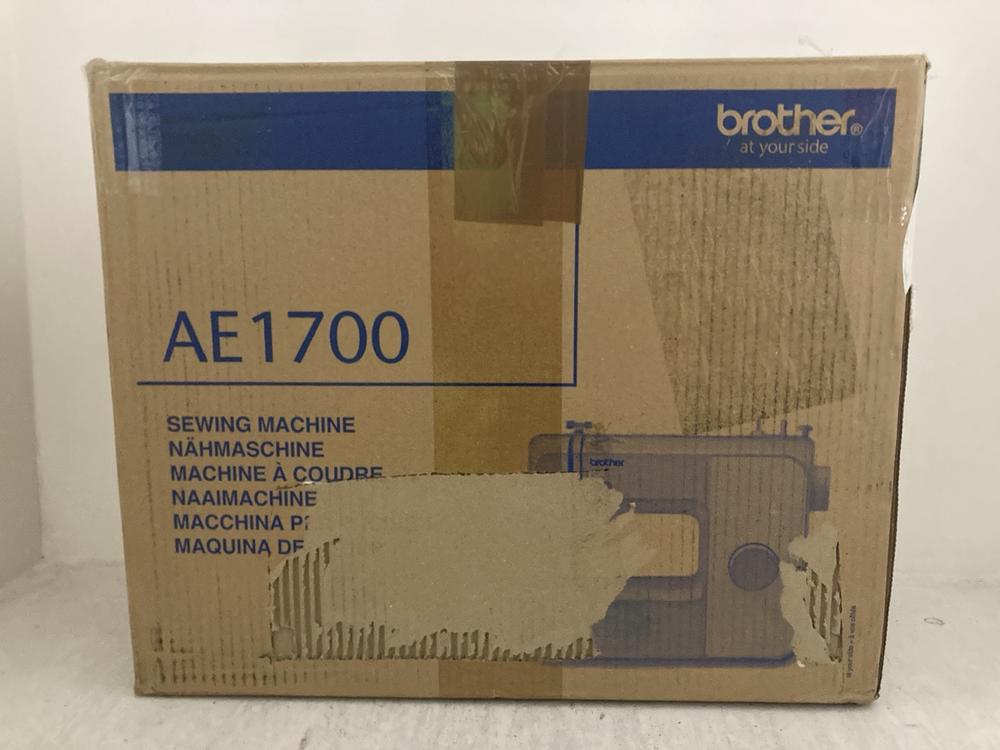 Lot 149  
            Chesterfield SR47 - Parcel Delivery Only 

                
BROTHER AE1700 SEWING MACHINE ORIGINAL RRP £125 (LOCATION: A4)