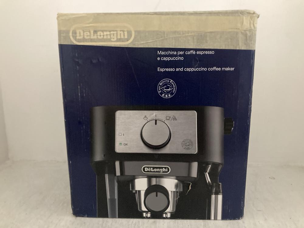 Lot 151  
            Chesterfield SR47 - Parcel Delivery Only 

                
DELONGHI STILOSA COFFEE MACHINE ORIGINAL RRP £127 (LOCATION: A4)