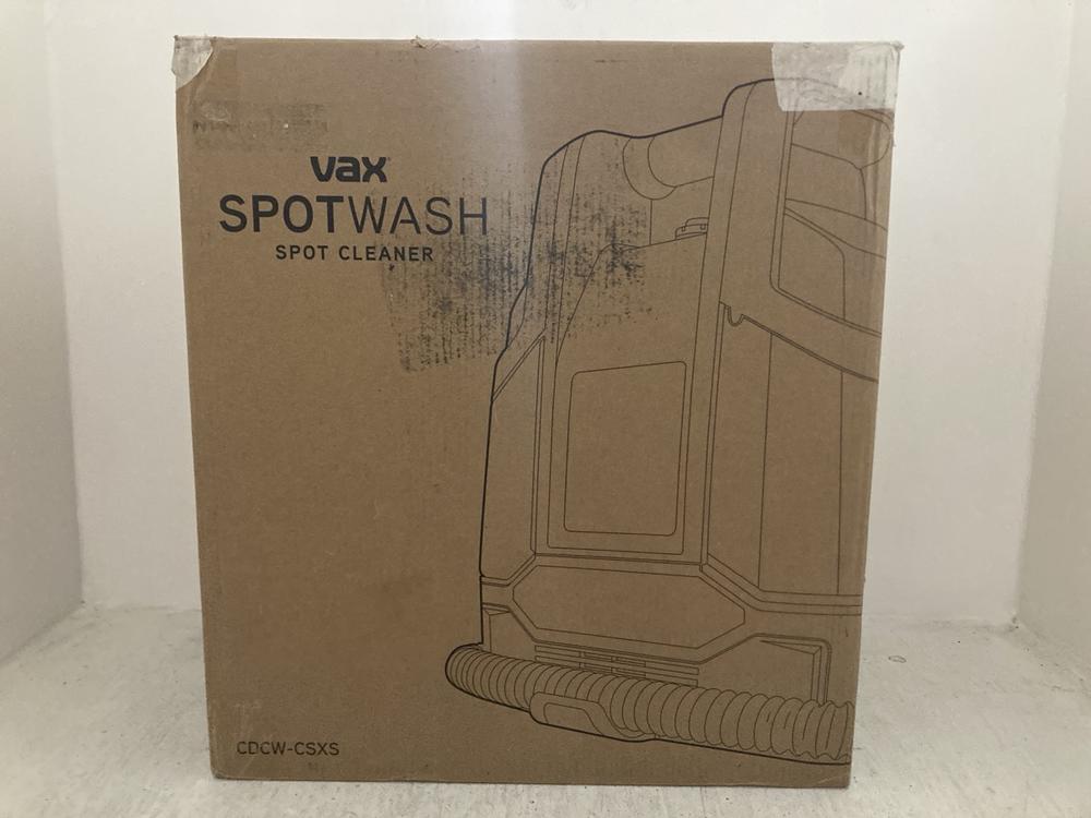 Lot 174  
            Chesterfield SR47 - Parcel Delivery Only 

                
VAX SPOTWASH SPOT CLEANER (LOCATION: A5)