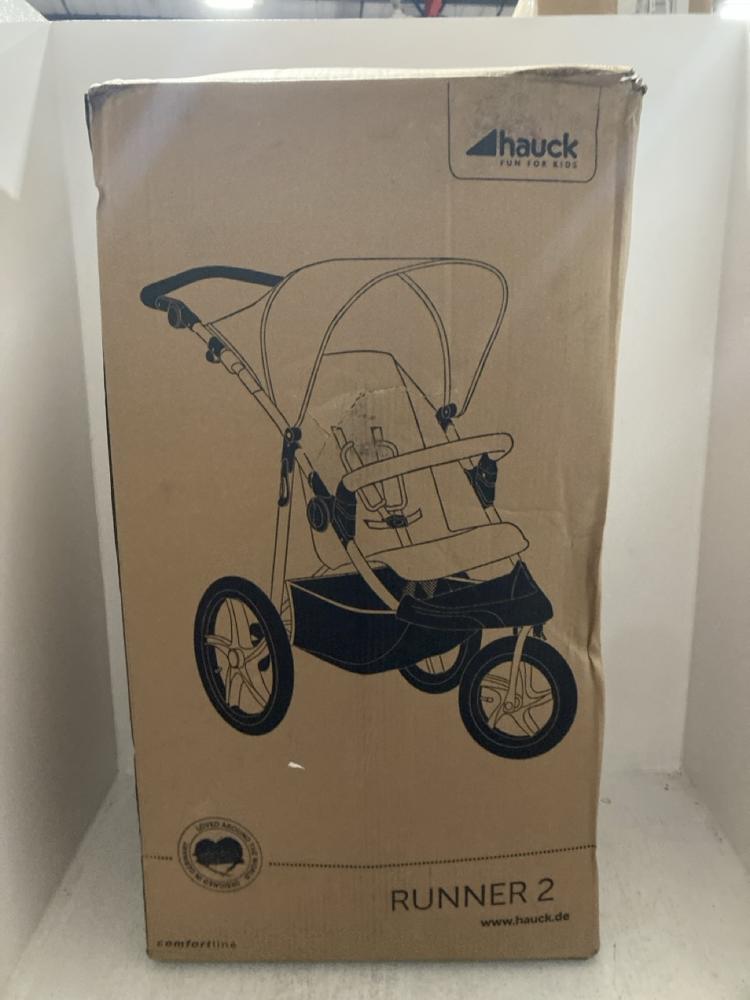 Lot 186  
            Chesterfield SR47 - Parcel Delivery Only 

                
HAUCK RUNNER 2 PUSHCHAIR ORIGINAL RRP £169 (LOCATION: A5)