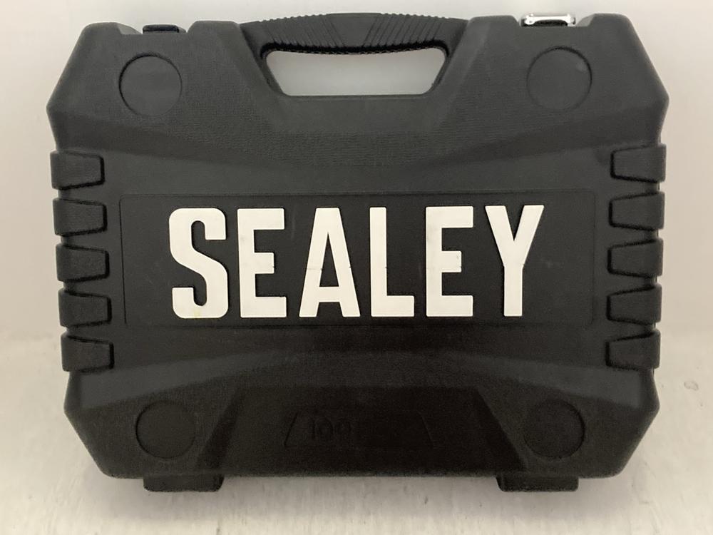 Lot 195  
            Chesterfield SR47 - Parcel Delivery Only 

                
SEALEY MECHANICS 100 PC TOOL KIT ORIGINAL RRP £129 (LOCATION: A6)