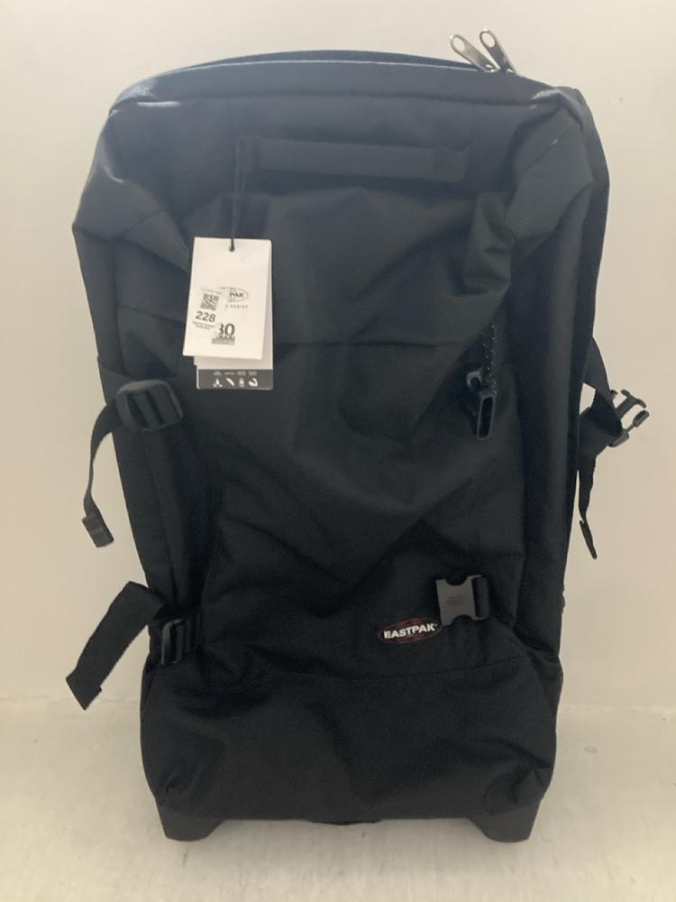 Lot 228  
            Chesterfield SR47 - Parcel Delivery Only 

                
EASTPAK TRANVERZ M WHEELED LUGGAGE BAG IN BLACK ORIGINAL RRP £165 (LOCATION: A7)