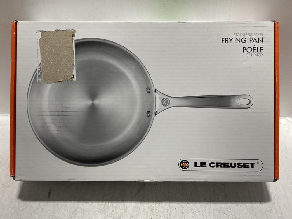 Lot 23  
            Chesterfield SR47 - Parcel Delivery Only 

                
LE CREUSET 26CM FRYING PAN ORIGINAL RRP £185 (LOCATION: D7)