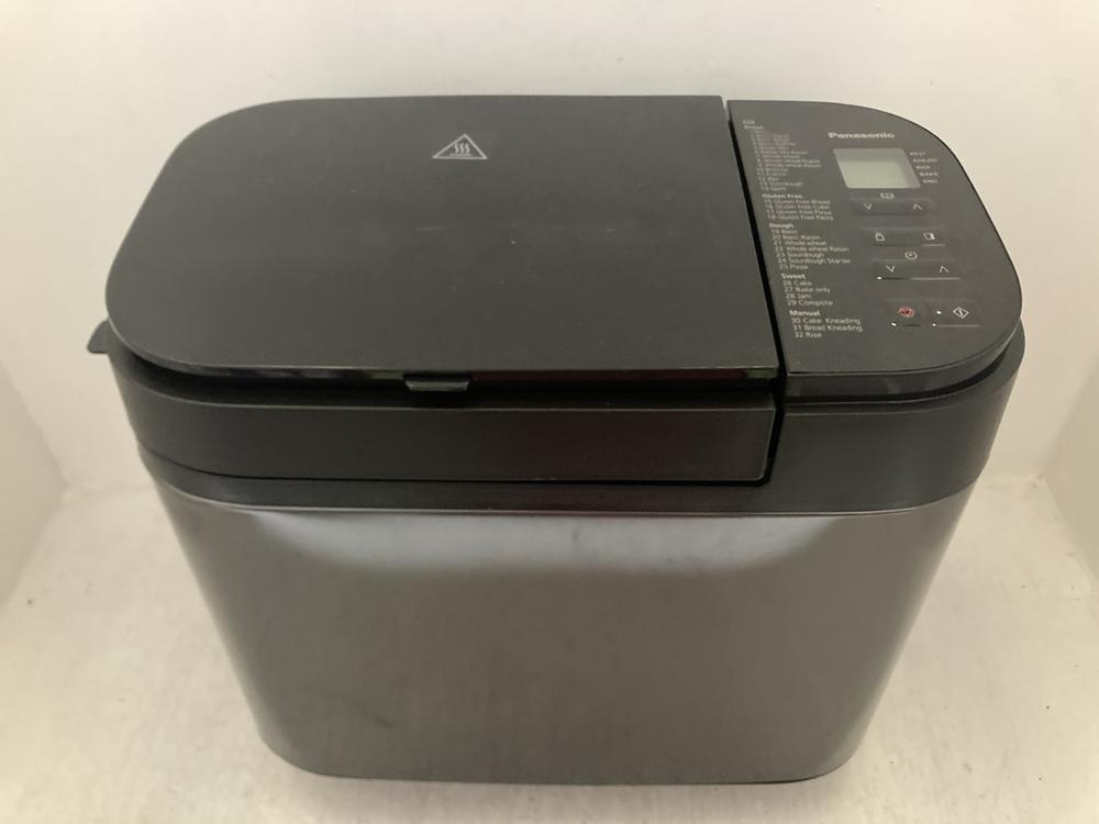 Lot 248  
            Chesterfield SR47 - Parcel Delivery Only 

                
PANASONIC FULLY AUTOMATIC BREAD MAKER ORIGINAL RRP £239 - MODEL NO. SD-YR2540 (LO...