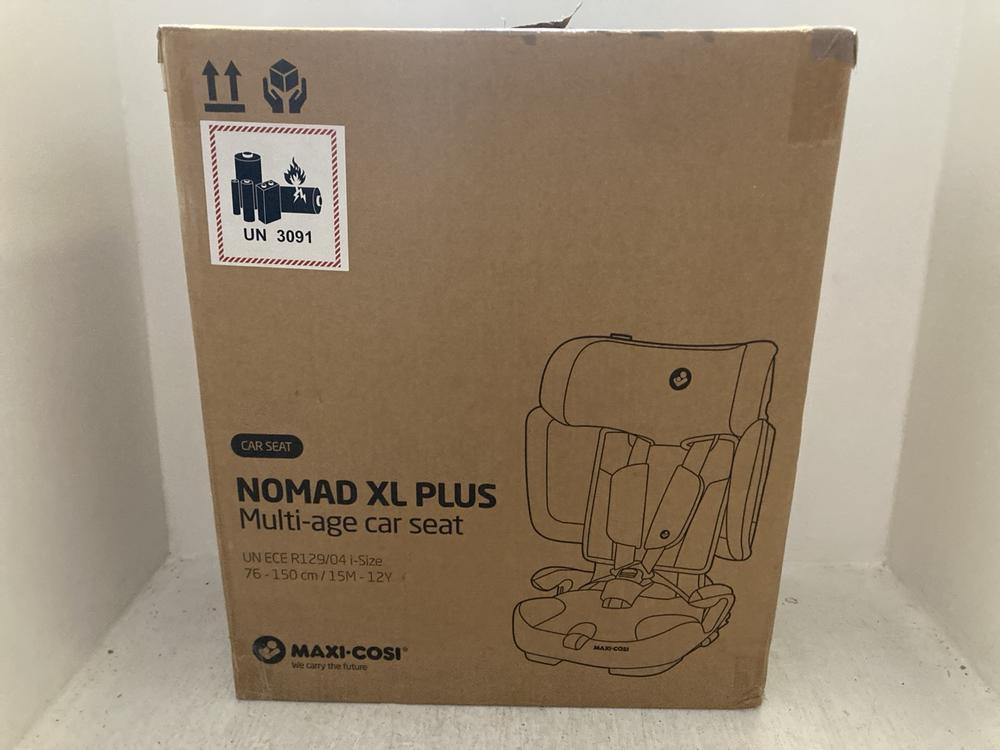 Lot 256  
            Chesterfield SR47 - Parcel Delivery Only 

                
MAXI COSI NOMAD PLUS CAR SEAT ORIGINAL RRP £120 (LOCATION: A8)