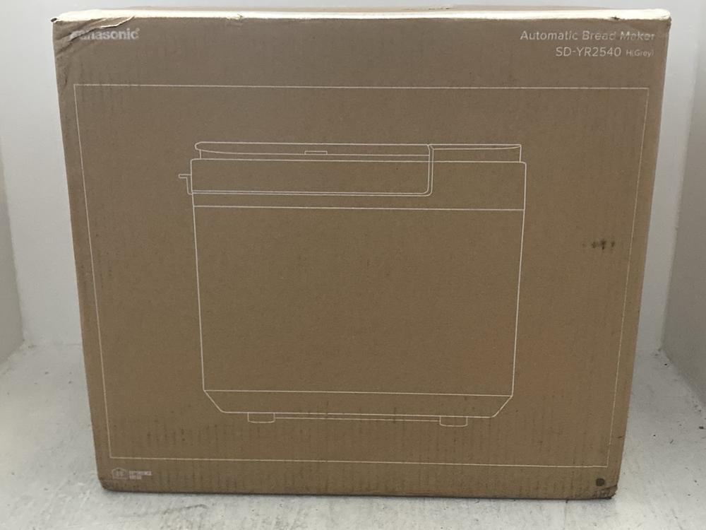 Lot 260  
            Chesterfield SR47 - Parcel Delivery Only 

                
PANASONIC FULLY AUTOMATIC BREAD MAKER ORIGINAL RRP £239 - MODEL NO. SD-YR2540 (LO...