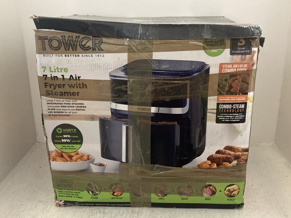 Lot 283  
            Chesterfield SR47 - Parcel Delivery Only 

                
TOWER 7L 7 IN 1 AIR FRYER (LOCATION: A10)