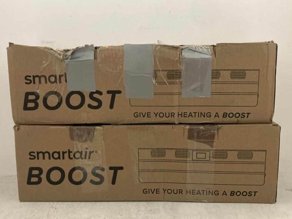 Lot 285  
            Chesterfield SR47 - Parcel Delivery Only 

                
2 X SMARTAIR BOOST RADIATOR FAN TOTAL ORIGINAL RRP £100 (LOCATION: A10)