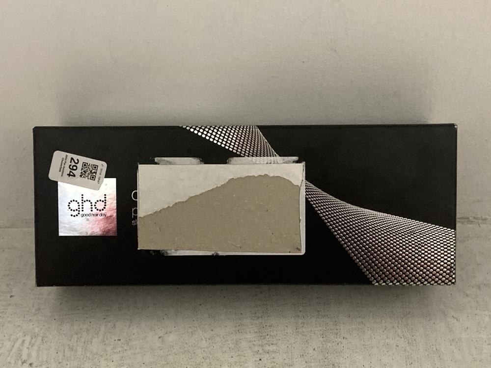 Lot 294  
            Chesterfield SR47 - Parcel Delivery Only 

                
GHD ORIGINAL PROFESSIONAL STYLER ORIGINAL RRP £139 (LOCATION: A10)