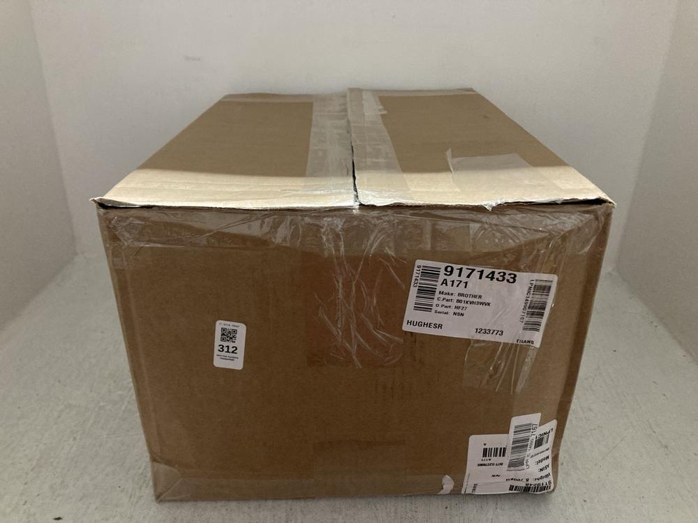 Lot 312  
            Chesterfield SR47 - Parcel Delivery Only 

                
BROTHER HF27 HEAVY DUTY SEWING MACHINE ORIGINAL RRP £307 (LOCATION: A11)