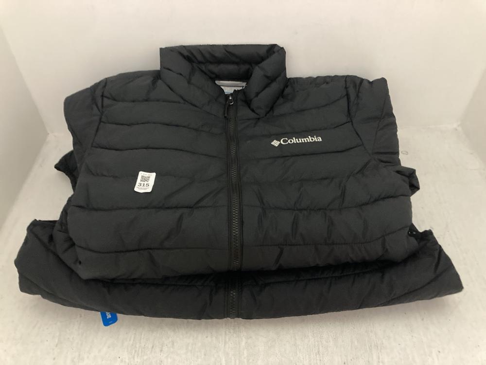 Lot 315  
            Chesterfield SR47 - Parcel Delivery Only 

                
COLUMBIA MENS POWDER LITE II JACKET IN BLACK SIZE S TO INCLUDE COLUMBIA MENS POWD...
