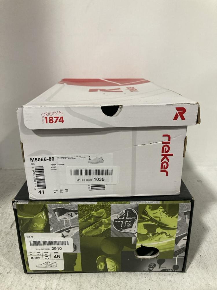 Lot 346  
            Chesterfield SR47 - Parcel Delivery Only 

                
MUNICH ONE 72 INDOOR FUTSAL TRAINERS IN BLACK/GREEN SIZE 11 TO INCLUDE REIKER TRA...