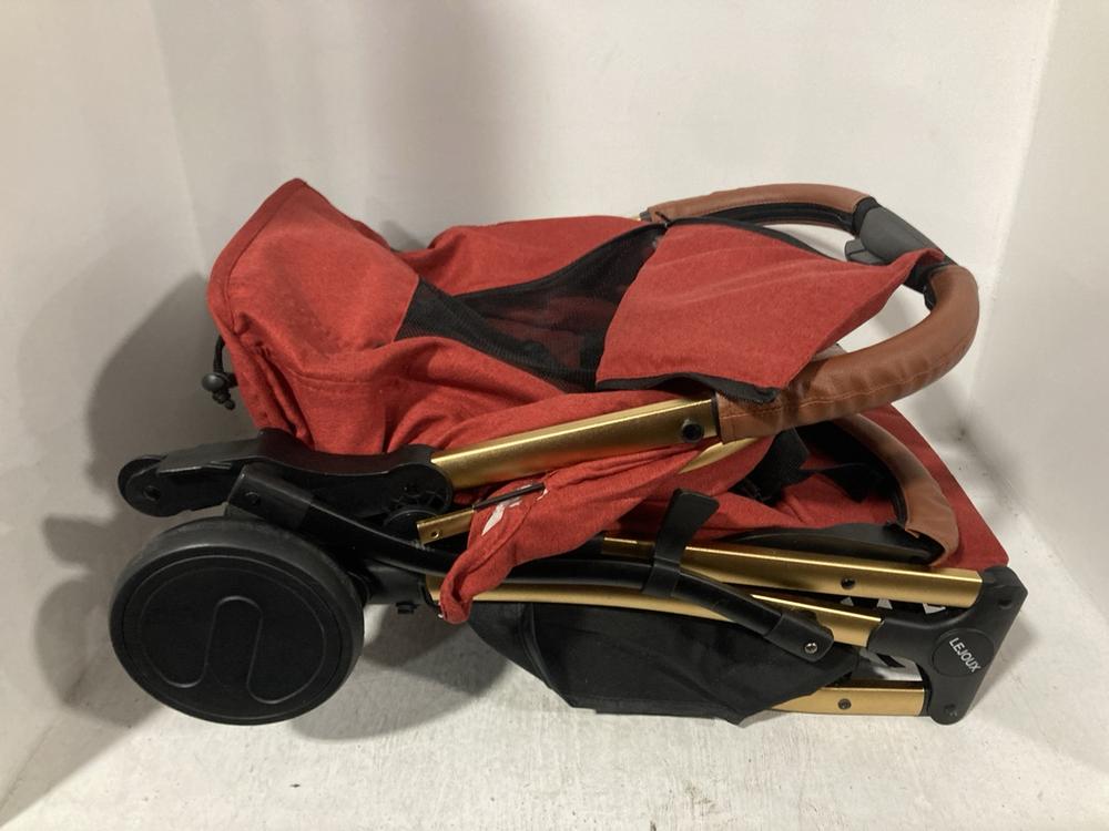 Lot 347  
            Chesterfield SR47 - Parcel Delivery Only 

                
LEJOUX PUSHCHAIR IN RED (LOCATION: B1)