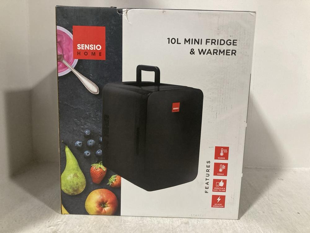 Lot 358  
            Chesterfield SR47 - Parcel Delivery Only 

                
SENSIOHOME 10L MINI FRIDGE AND WARMER (LOCATION: B1)