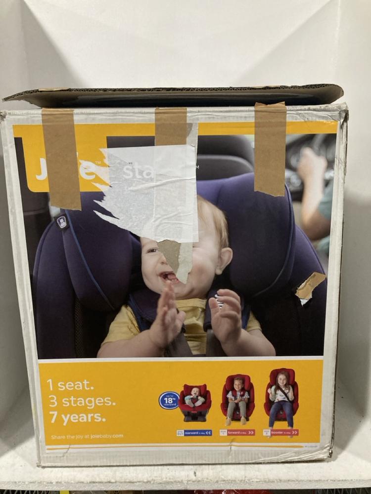 Lot 359  
            Chesterfield SR47 - Parcel Delivery Only 

                
JOIE STAGES GROUP 0+/1/2 CAR SEAT ORIGINAL RRP £100 (LOCATION: B1)