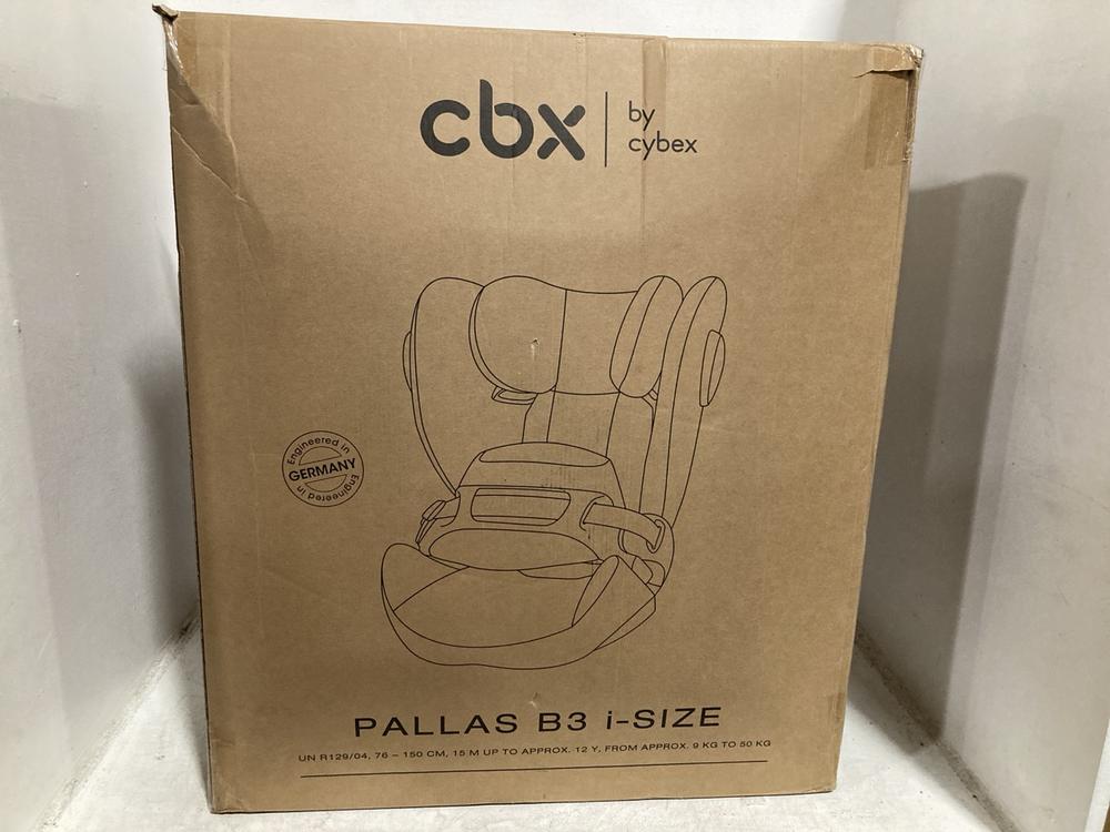 Lot 408  
            Chesterfield SR47 - Parcel Delivery Only 

                
CBX BY CYBEX PALLAS B3 ISIZE CAR SEAT ORIGINAL RRP £219 (LOCATION: B3)