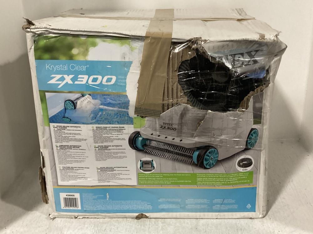 Lot 415  
            Chesterfield SR47 - Parcel Delivery Only 

                
INTEX ZX300 DELUXE AUTOMATIC POOL CLEANER (LOCATION: B4)